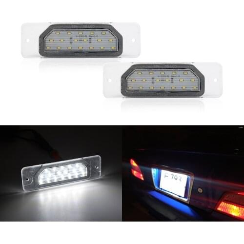 Auto Car 18Led License Plate Light Number Lights Lamp For Nissan CEFIRO A33 99-03 Fuga 09- Led Tail Back Lamps Direct Replace