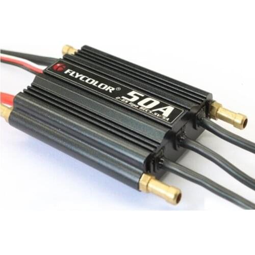Flycolor 50/70/90/120/150A Water-Cooling Brushless Bidirection ESC 2-6S 5.5V 5A Waterproof Speed Control w BEC f RC Jet Boat DIY
