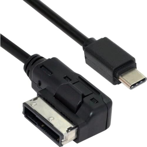 Chenyang USB-C USB 3.1 Type C Media In AMI MDI Charge Adapter Cable For Car VW AUDI 2014 A4 A6 Q5 Q7 & for Chromebook