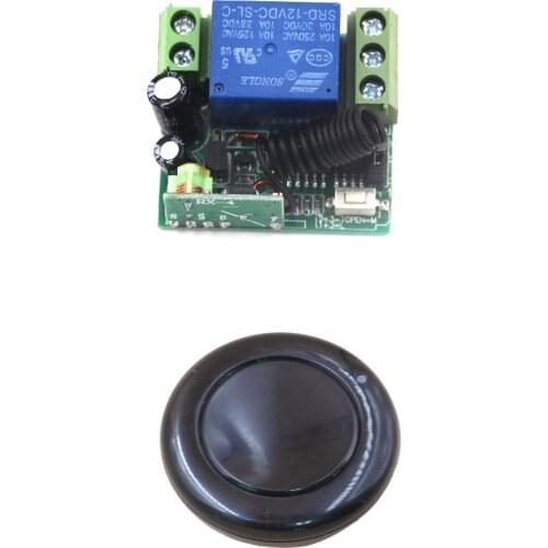 DC 12V Wireless Remote control Switch System RF Remote Switch For Lighting Lamp Motor 1CH Mini Receiver Transmitter 315/433MHZ
