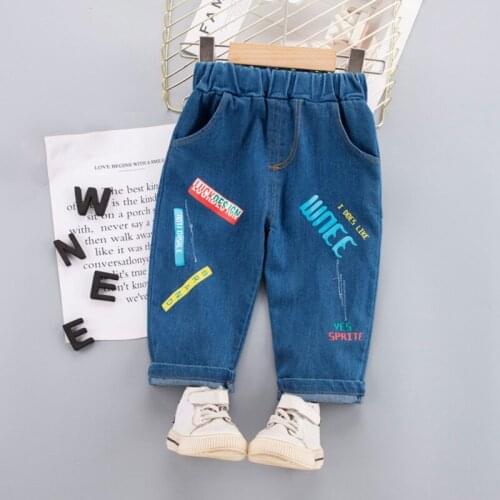 Children Kids Jeans Boys Casual Denim Trousers Kids Harem Pants Fashion Denim Pants Baby Jean Infant Clothing