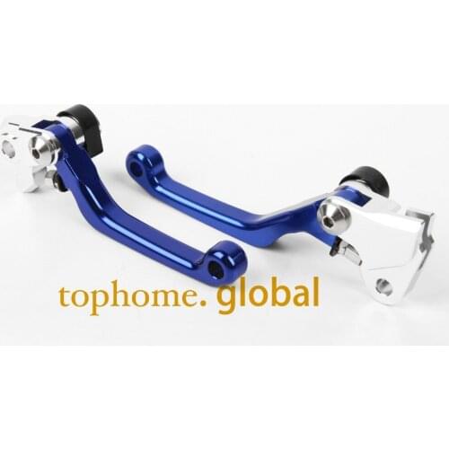 For Yamaha YZ125 YZ250 YZ426F YZ450F 2001 - 2007 CNC Pivot Dirtbike Brake Clutch Levers 2002 2003 2004 2005 2006 Blue