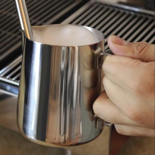 Fantastic Kitchen Stainless Steel Milk Frothing Jug Milk Cream Cup Coffee Creamer Latte Art Pitcher With Spout Durable