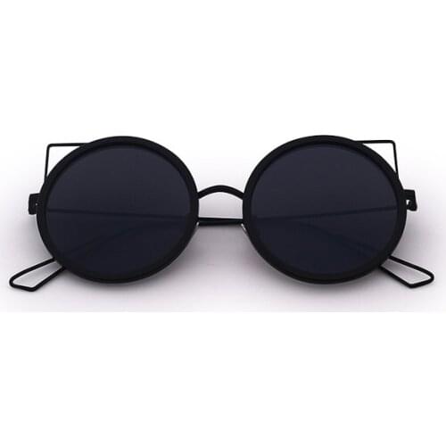 Женские солнцезащитные  круглые очки FONHCOO China At AliExpress