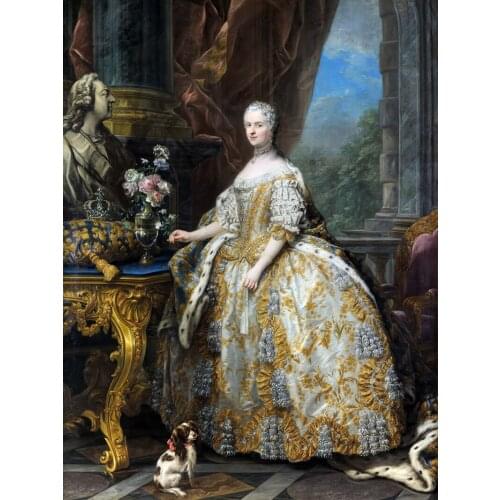 Classical figurative painting canvas portrait art poster beauty picture painting elegant lady portrait modernn home decor