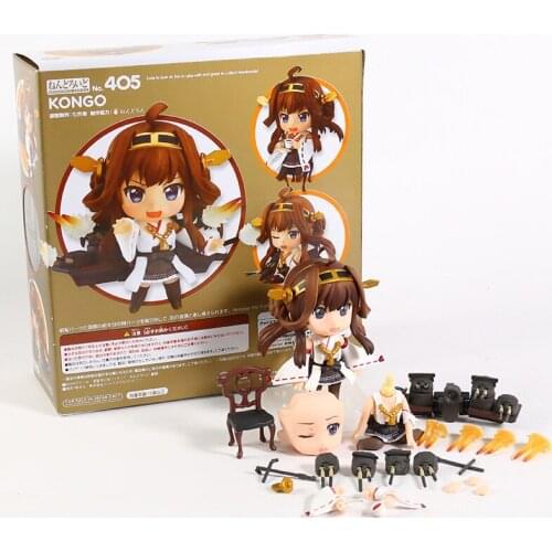 Kantai Collection 405 Kongou Q Face Doll Action Figure Collection Toy