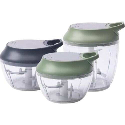 Powerful Manual Meat Grinder Hand-power Food Chopper Mincer Mixer Blender To Chop Meat Fruit Vegetable Nuts Shredders Bb50jr