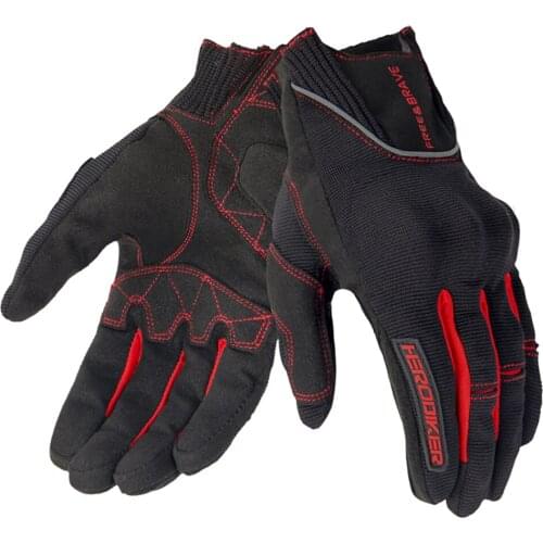 Motorcycle Gloves Summer Motocross Riding Gloves Racing Touch Screen Full Finger Motorbike Gloves Breathable Guantes