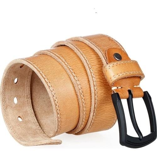 NHZ534 New Fashion Washable leather Super soft retro belts mens Cowhide leather Blet mens fashion joker Belts