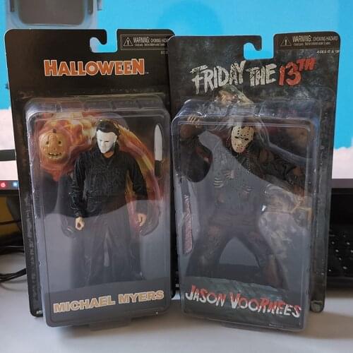 NECA Jason Voorhees Part 7 The New Blood / Halloween Michael Myers 7" Action Figure Collection