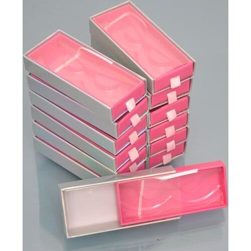 Wholesale eyelash packaging box lashes boxes packaging custom logo 3d mink eyelashes faux cils magnetic drawer case bulk vendors