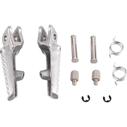 Motorcycle CNC Front Foot Peg Footrest for Honda CBR600RR F5 2003-2014 & CBR1000RR 2004-2014 & CB1000R 2008-2011 Silver