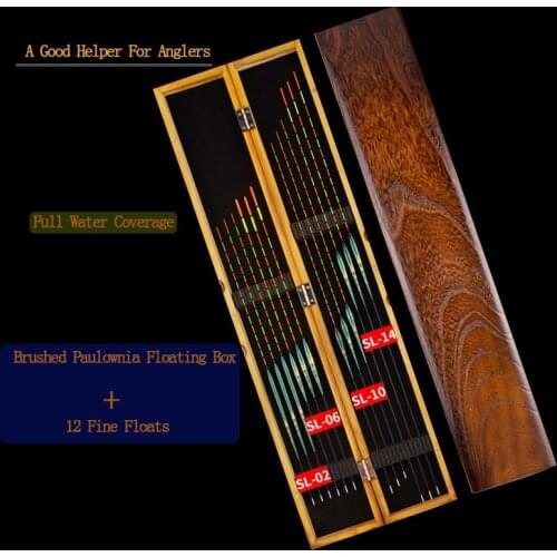 RQNQ 2021 New A Set Of High-sensitivity Reed And Nano-material Buoys Bold And Eye-catching Wild Fishing Cru Carp Buoy Box