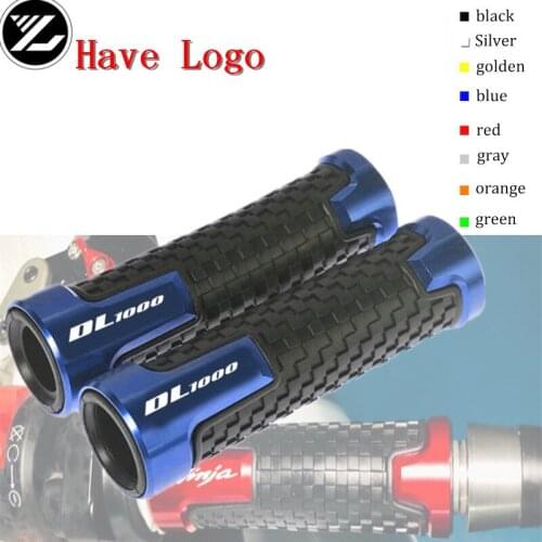 Handle 7/8"22mm Motorcycle handlebar grips & handle bar ends hand cap for SUZUKI DL1000/V-STROM DL 1000 2002-2016 2015 2014 2013