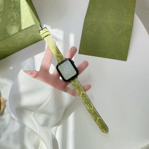 44mm 40mm High-Quality Leather Strap for Apple Watch Bracelet 38mm 42mm SE6 5 4 Women Girl Loop for iwatch Band Correa 3 2 1