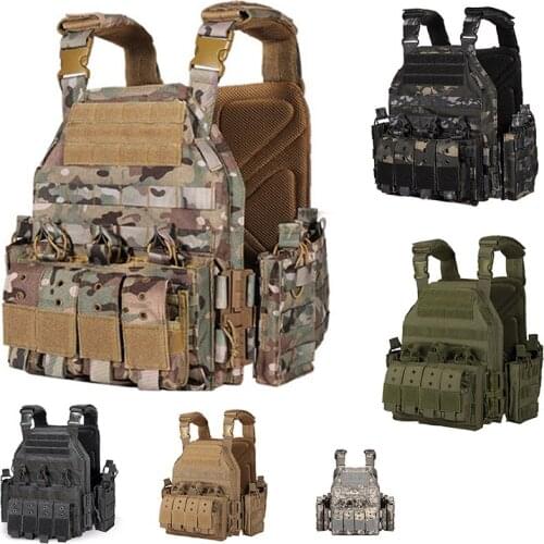 360 Degree Protective Hunting Vest Outdoor Military Tactical Vest Plate Carrier CS Airsoft Vest Tactical Gear Hunting Equipment