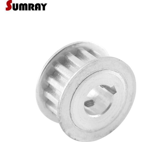 SUMRAY XL 18T Keyway Timing Pulley 8/10/12/14/15/16mm bore keyway diameter 3/4/5mm 11mm width Toothed Pulley Wheel for 3DPrinter