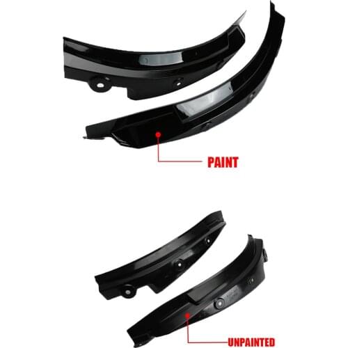 1 Pair Car Mudguards Fender Flare Splash Guards for Volvo XC60 2018-2019 Mud Flaps with Installation Tool