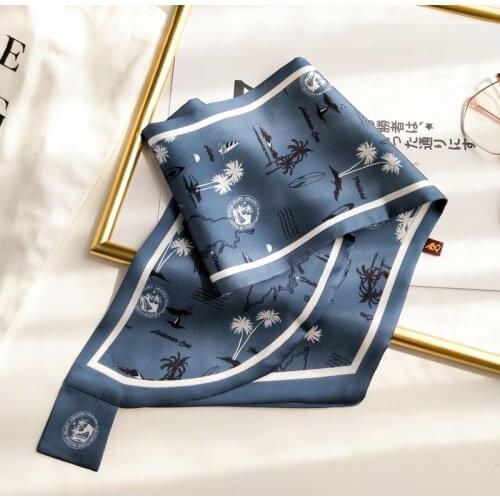 2020 Small Silk Scarf Spring and Autumn Korean Fashion Silk women fashion Neckerchief