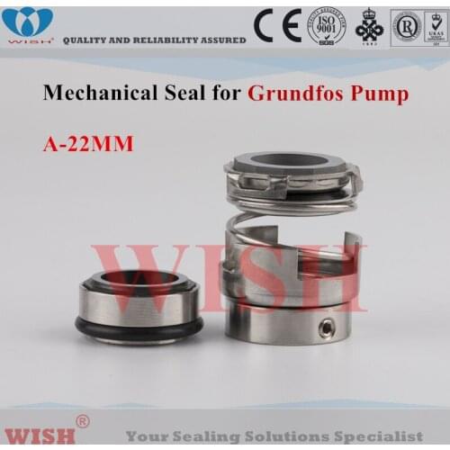 22MM Grundfos type A mechanical seal