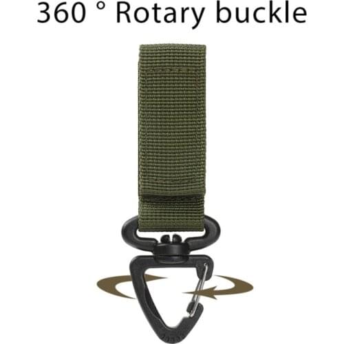 5pcs Outdoor Tactical Hanging Buckle 360 Degree Mountaineer Buckle Rotation Single Point Triangle Buckle D-Type Hanging Key Ring