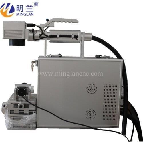 50W price difference PVC ABS ring name plate aluminum stainless steel fiber laser marking machine metal laser engraver