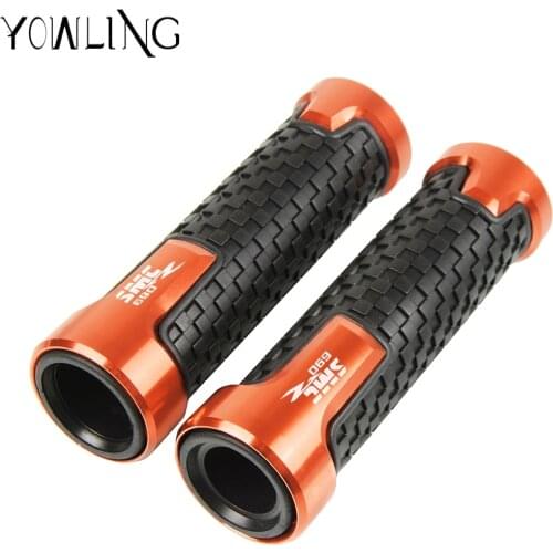 7/8''22MM Motorcycle Accessories handle grips cover Motorbike handlebar grip ends FOR 690 SMCR 690 SMC-R 2014 2015 2016 2017