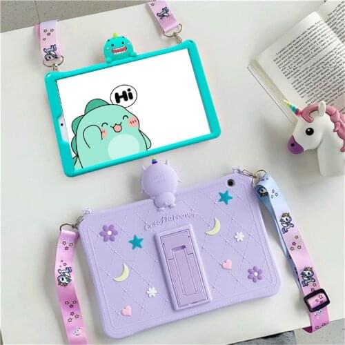 Kids Safe Shockproof Safe Case for Huawei Mediapad T5 10.1 AGS2-W09/L03/L09 Cartoon Stand Tablet Cover for T3 T5 10" Case+pen