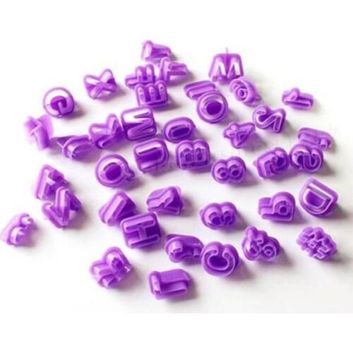 Home Party Birthday Party Cake Biscuit Mold DIY 3D Handmade Baking Number Letter Decoration Making Tools Supplies