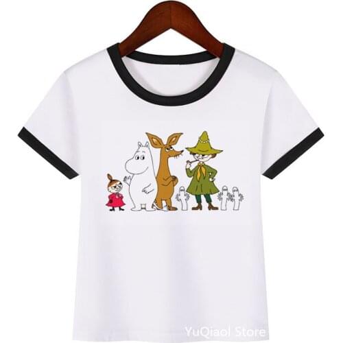 Harajuku kawaii cartoon Little My tshirt funny kids t shirt summer clothes top for baby toddler boys girls child t-shirts