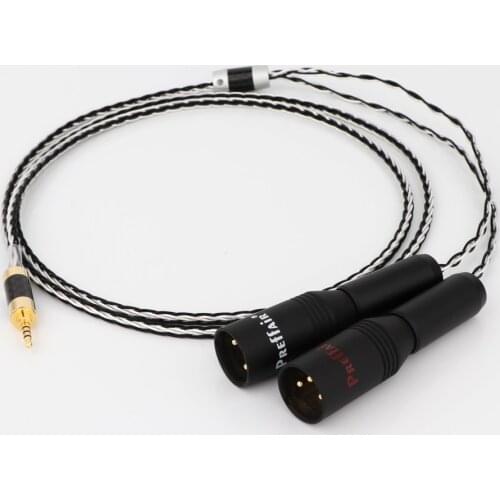 Hi End 2.5mm TRRS Balanced Male to 2 XLR Male Cable, for Astell&Kern AK100II, AK120II, AK240, AK380, AK320, DP-X1A, FIIO X5III