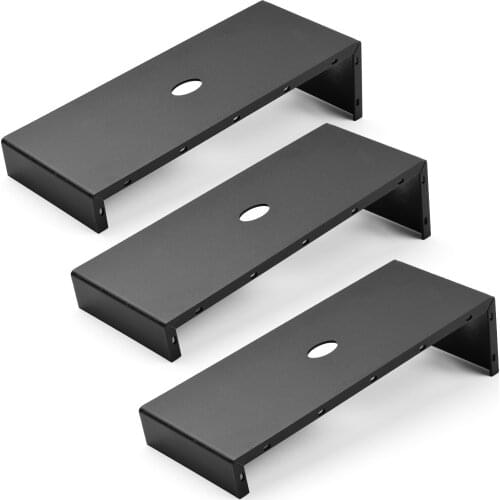 3pcs Splicing Type Guitar Effect Pedal Board Pedalboard Aluminum Alloy Durable with Connecting Screws Nuts