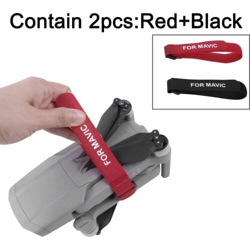 2pcs Mavic Propeller Blade Tape Straps Holder Motor Fixed Hook Cord Ties for Mavic Air 2/Mavic Mini 2/Mini/Mavic 2/Mavic Pro