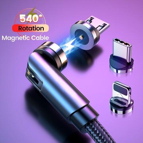 Magnetic Micro USB Cable Magnet Plug Type C Charge Cord For iPhone Huawei Honor Xiaomi Android Mobile Phone Magnet Charging Wire