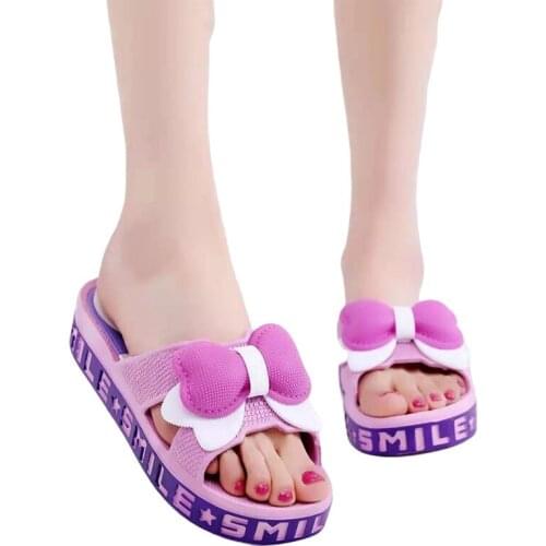 Bowknot Cute Slipper for Women Girl Home Slipper