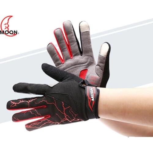 MOON Winter Warm Ski Gloves Scrubbing/Silica Anti-skid Fabric Touchable Gloves for Riding Outdoor sport riding heated gloves a90