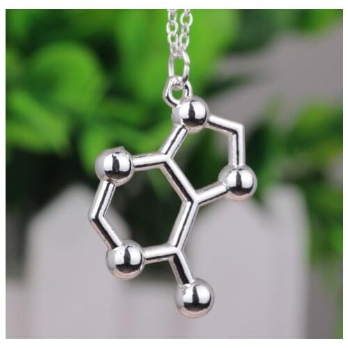 N323 Fashion jewelry Biology Jewelry Science Themed Jewelry Adenine DNA Base Pair Molecule Necklace T A C G
