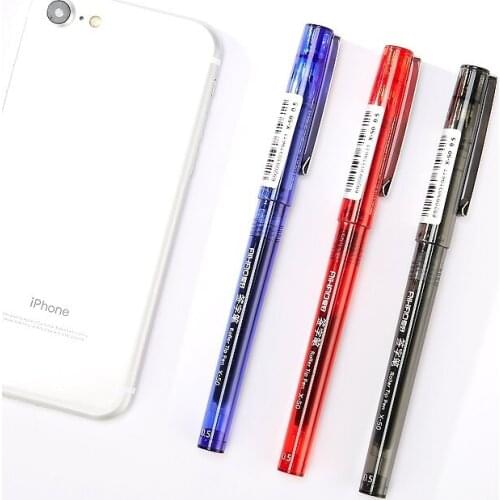 Pen Transparent Roller Ball Tip Ballpoint Pens for Writing Signature Stationery Office Tools School Supplies