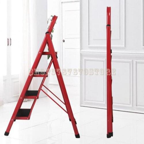 Small Staircase Folding Herringbone Ladder Household Thickened Indoor Multi-functional Expansion Project Three Or Four St