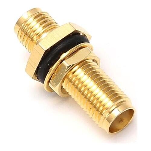 SMA Female Jack RF Connector Straight Coaxial Converter Adapter Panel Mount O-Ring Connectors