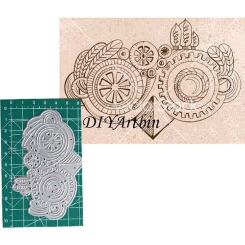 Steampunk Metal Cutting Dies and stamps DIY Scrapbooking Card Stencil Paper DIY Cards