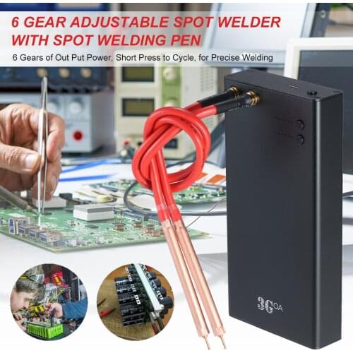 Welding Machine Handheld DIY Spot Welder Kit with Soldering Pen USB Cable Home Use Small Welder for 18650 Lithium Battery