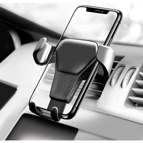 Gravity Sensing Universal Car Phone Holder Lazy Mobile Phone Clip Air Outlet Buckle for Car Compatible with Most Smartphones