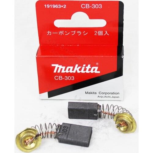 Japan Makita CB-303 Carbon Brush Electricity Brush Power Tools 4100NH 5806B 9227CB Accessories