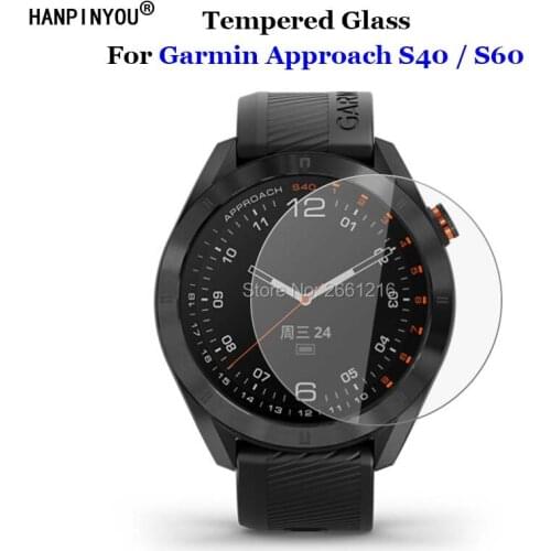 For Garmin Approach S60 S40 Tempered Glass 9H 2.5D Premium Screen Protector Film For Garmin Approach S 60 40 Sports Smart Watch
