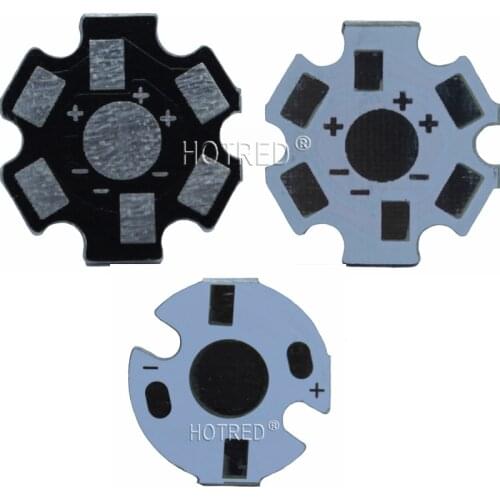 100pcs 500pcs 1W 3W 5W Heat Sink LED Aluminum Base Plate PCB Board Substrate 16mm 20mm Star Kit DIY Cooling Heatsink RGB RGBW