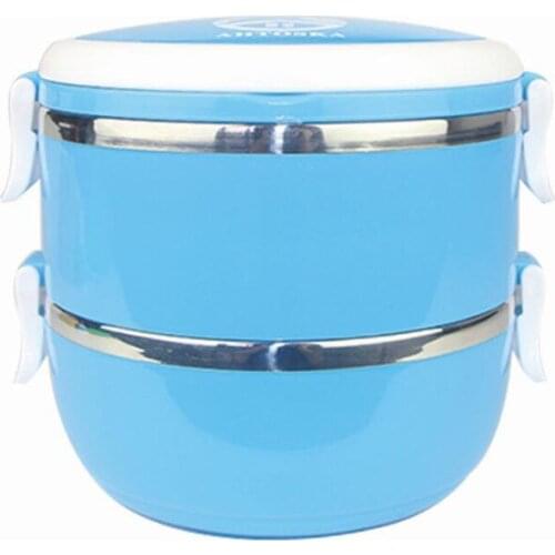 2/3/4 Layer bento thermal Lunch Boxes Stainless Steel Dinnerware Insulation Storage Food Container With meals office home picnic