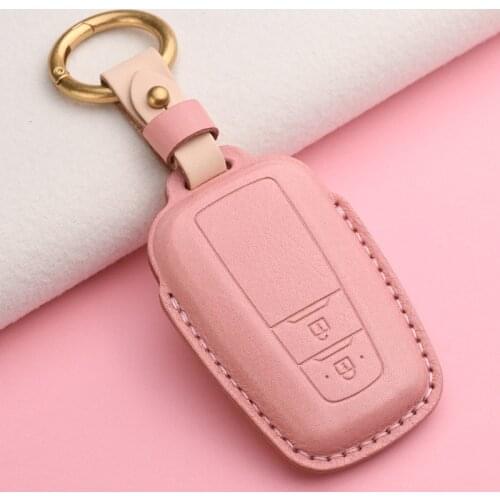 2020 Car Key Cover for Toyota CHR C-HR Prado Camry Avalon Prius Corolla RAV4 Avalon Key Holder Car Key Case Keychain