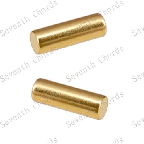 24 Pcs Gold Electric Guitar Humbucker Pickup Polepiece Slug Pole Slug - 18MM & 15MM for choose