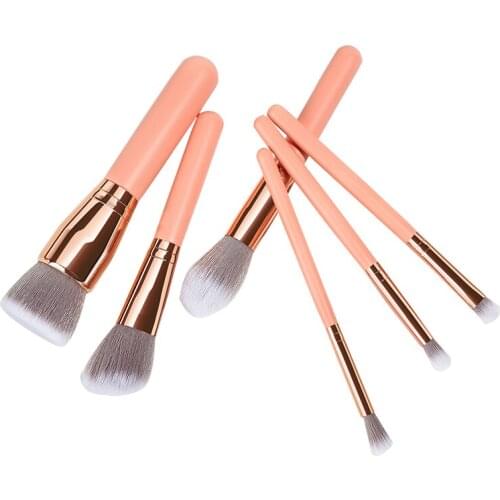 6 PCS Makeup Brush Beauty Tools Eye Shadow Brush Eyebrow Brush Eyelash Professional Natural Make Up Brush High Quality New